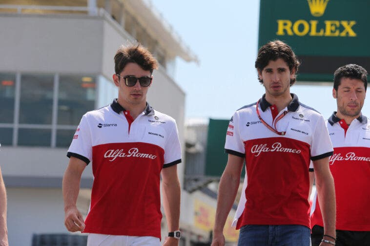 Giovinazzi e Leclerc