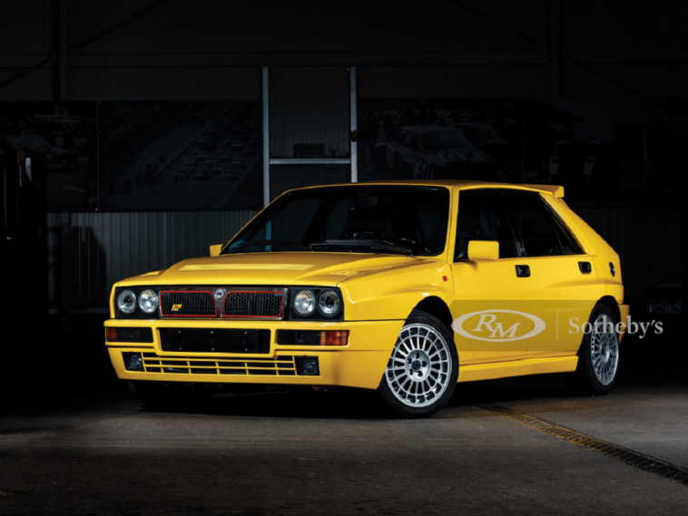 Lancia Delta HF Integrale Evoluzione II Giallo Ginestra asta