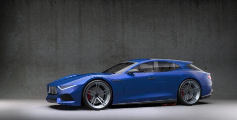 Maserati shooting brake render