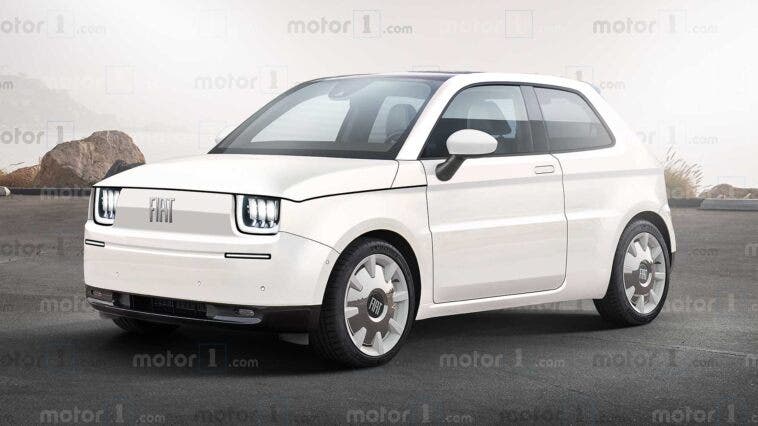 Nuova Fiat 126 elettrica render