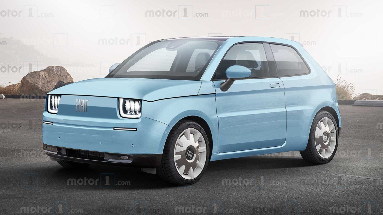 Nuova Fiat 126 elettrica potrebbe essere così | Render - ClubAlfa.it