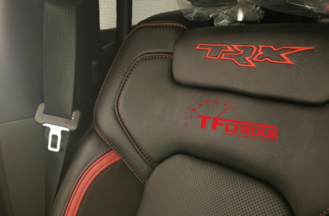 Ram Rebel TRX interni foto spia