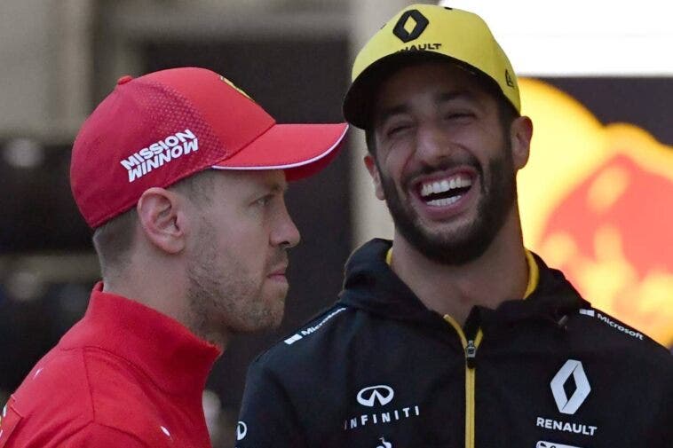 Riccirdo e Vettel