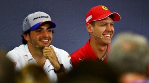 Sainz e Vettel