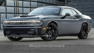 Dodge Challenger Hummer render
