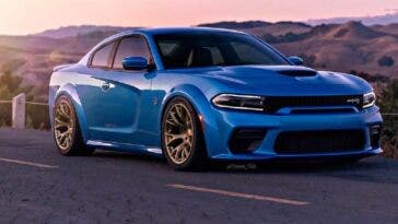 Dodge Charger SRT Hellcat Widebody coupé render