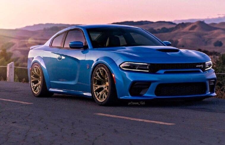 Dodge Charger SRT Hellcat Widebody coupé render