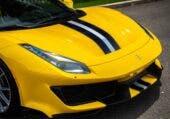 Ferrari 488 Pista Giallo Modena asta