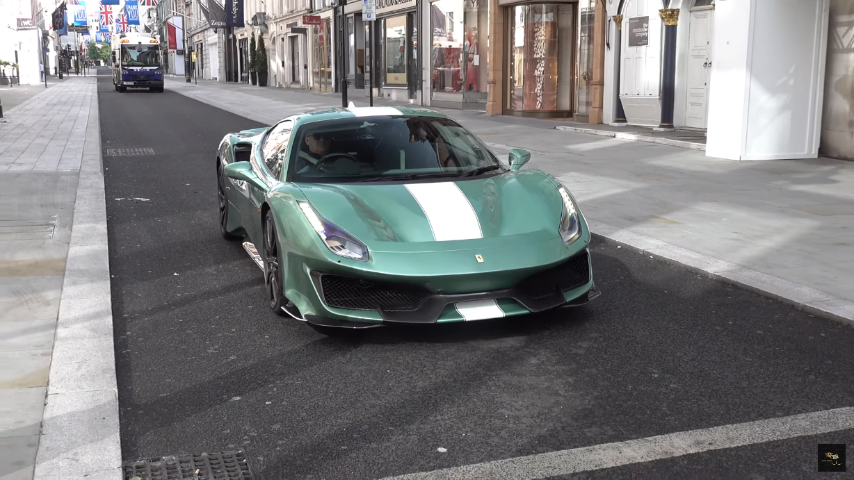 Ferrari 488 Pista Verde Francesca