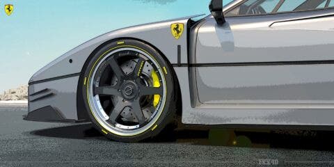 Ferrari FXX40 render