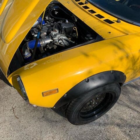 Fiat 124 Sport Spider motore V8 Ferrari