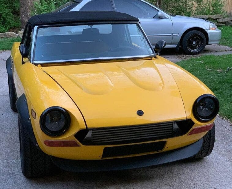 Fiat 124 Sport Spider motore V8 Ferrari