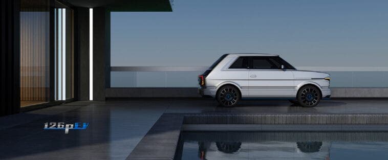 Fiat 126 EV render