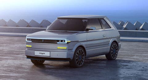 Fiat 126 EV render