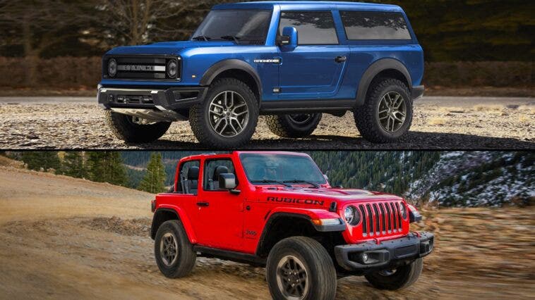 Ford Bronco e Jeep Wrangler