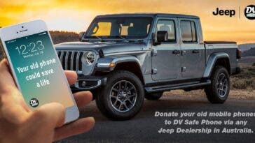 Jeep Australia vittime violenza domestica