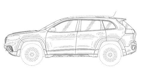 Jeep Cherokee Deserthawk brevetto