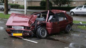 Lancia Delta HF Integrale distrutta incidente