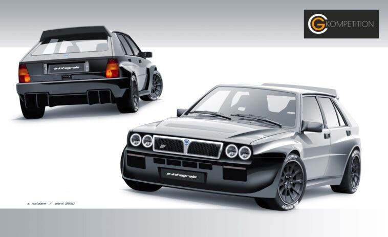 Lancia Delta HF Integrale elettrica