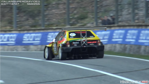 Lancia Delta HF Integrale hillclimb