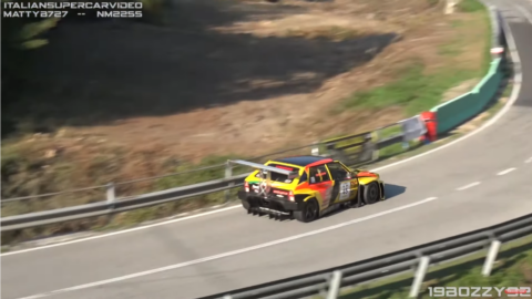 Lancia Delta HF Integrale hillclimb