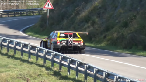 Lancia Delta HF Integrale hillclimb