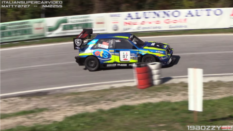 Lancia Delta HF Integrale hillclimb