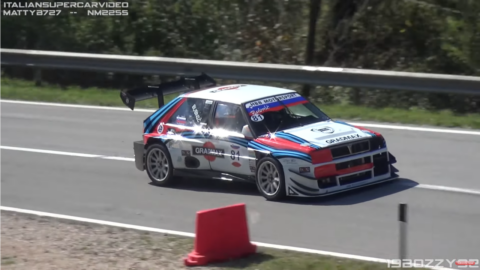 Lancia Delta HF Integrale hillclimb