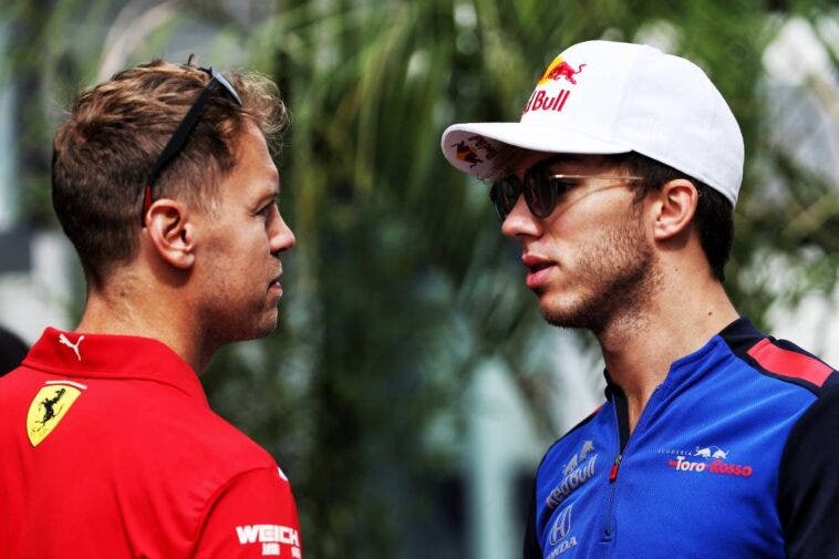 Vettel e Gasly