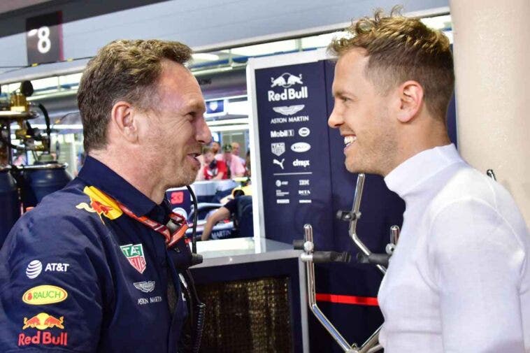 Vettel e Horner