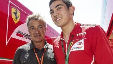 Jean Alesi e Giuliano Alesi