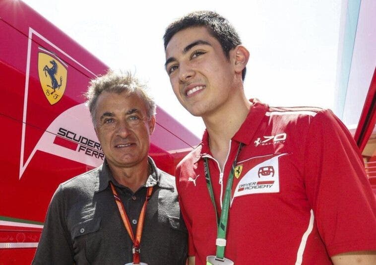 Jean Alesi e Giuliano Alesi