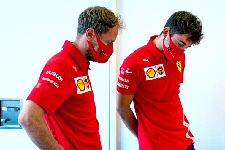 Leclerc e Vettel