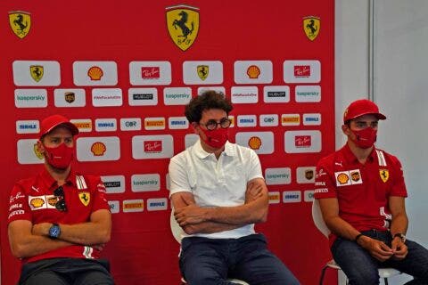 Binotto Leclerc Vettel