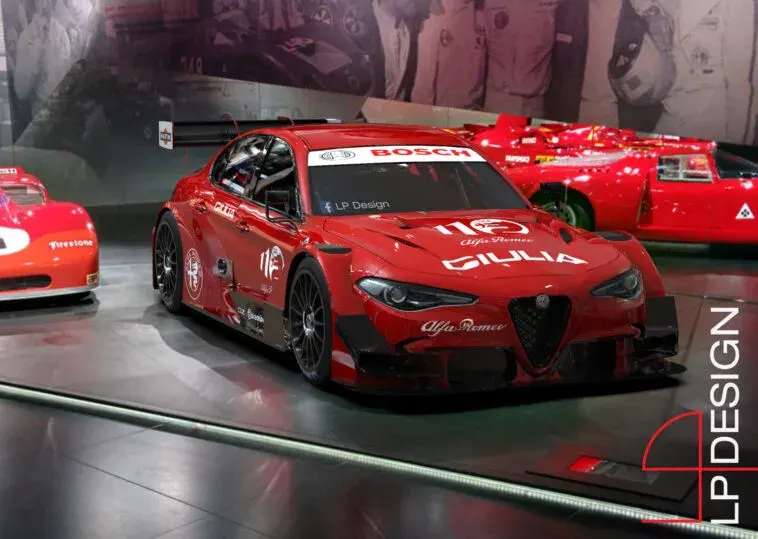 Alfa Romeo Giulia DTM concept render