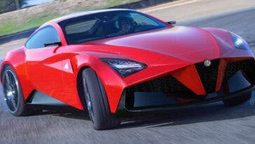 Alfa Romeo Giulia TZ4 render