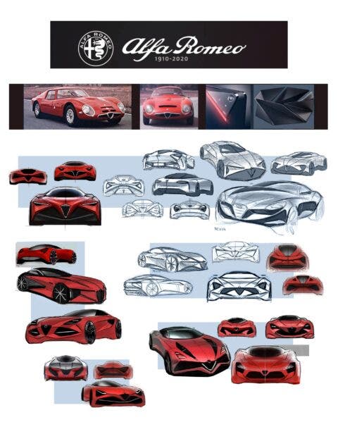 Alfa Romeo Giulia TZ4 render