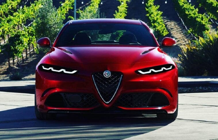 Alfa Romeo Giulia fari Tonale render