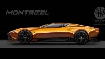 Alfa Romeo Montreal moderna render