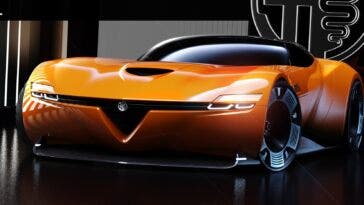 Alfa Romeo Montreal nuova generazione render
