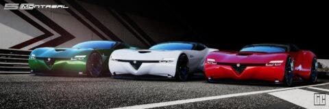 Alfa Romeo Montreal nuova generazione render