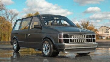 Dodge Caravan fibra di carbonio