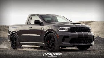 Dodge Durango SRT Hellcat pick-up render