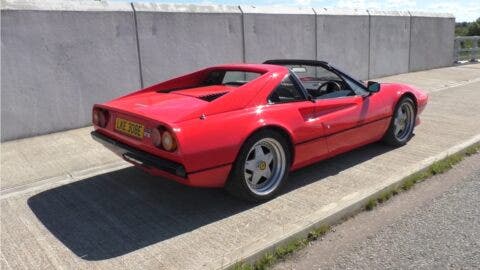 Ferrari 308 GTS motore Tesla