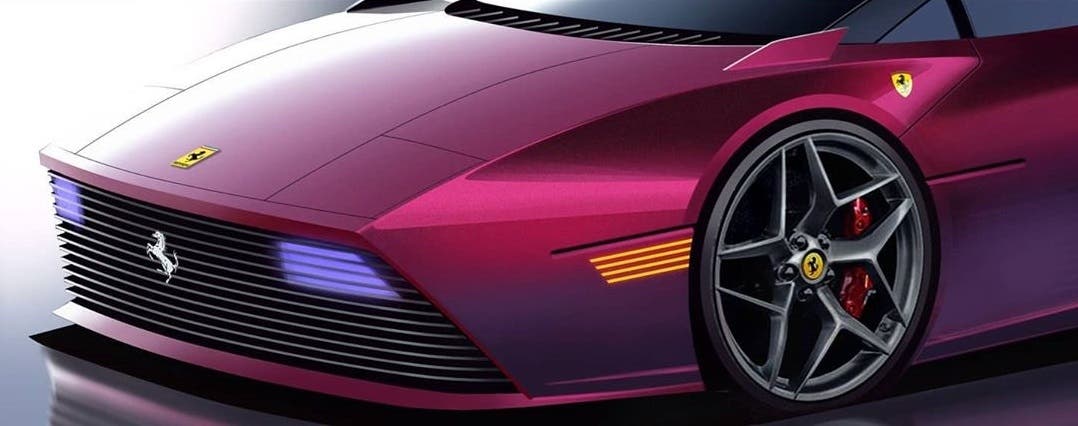 Ferrari 348 Spider moderna render