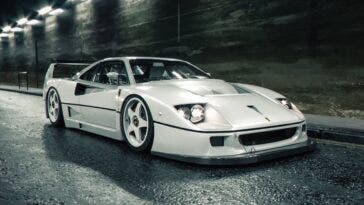Ferrari F40 LM Porsche 959 render