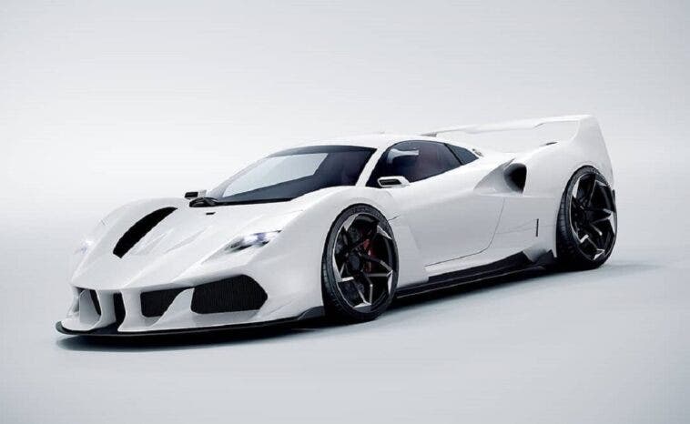 Ferrari F40 moderna render