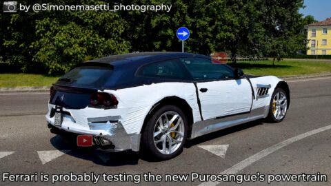 Ferrari Purosangue prototipo corpo GTC4Lusso