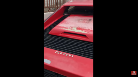 Ferrari Testarossa abbandonata Puerto Rico