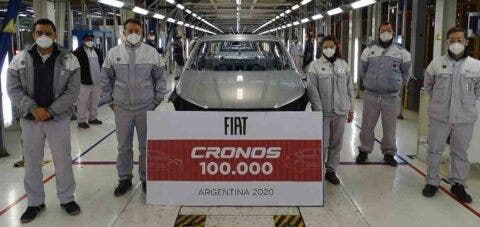 Fiat Cronos 100.000 unità Argentina